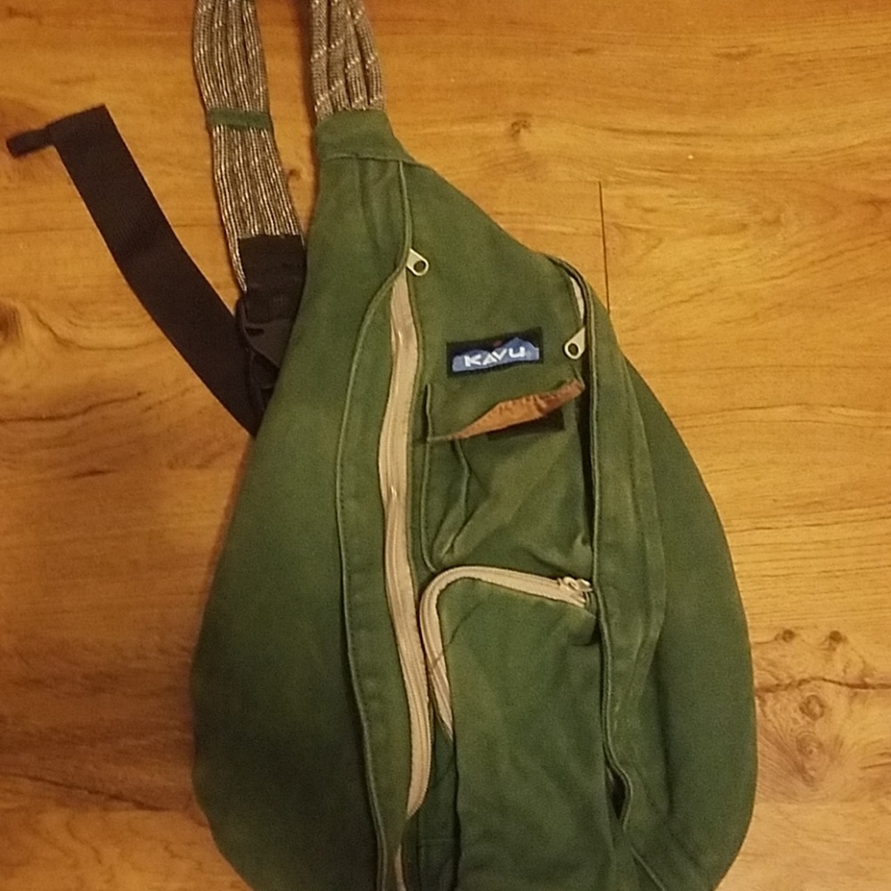 Green Kavu Sling Bag